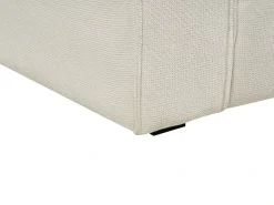 Sofa 3 personers VISKAN Chenille Cremehvid