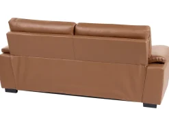Sofa 3 personers VOGAR Kunstlæder Guldbrun
