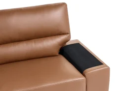 Sofa 3 personers VOGAR Kunstlæder Guldbrun