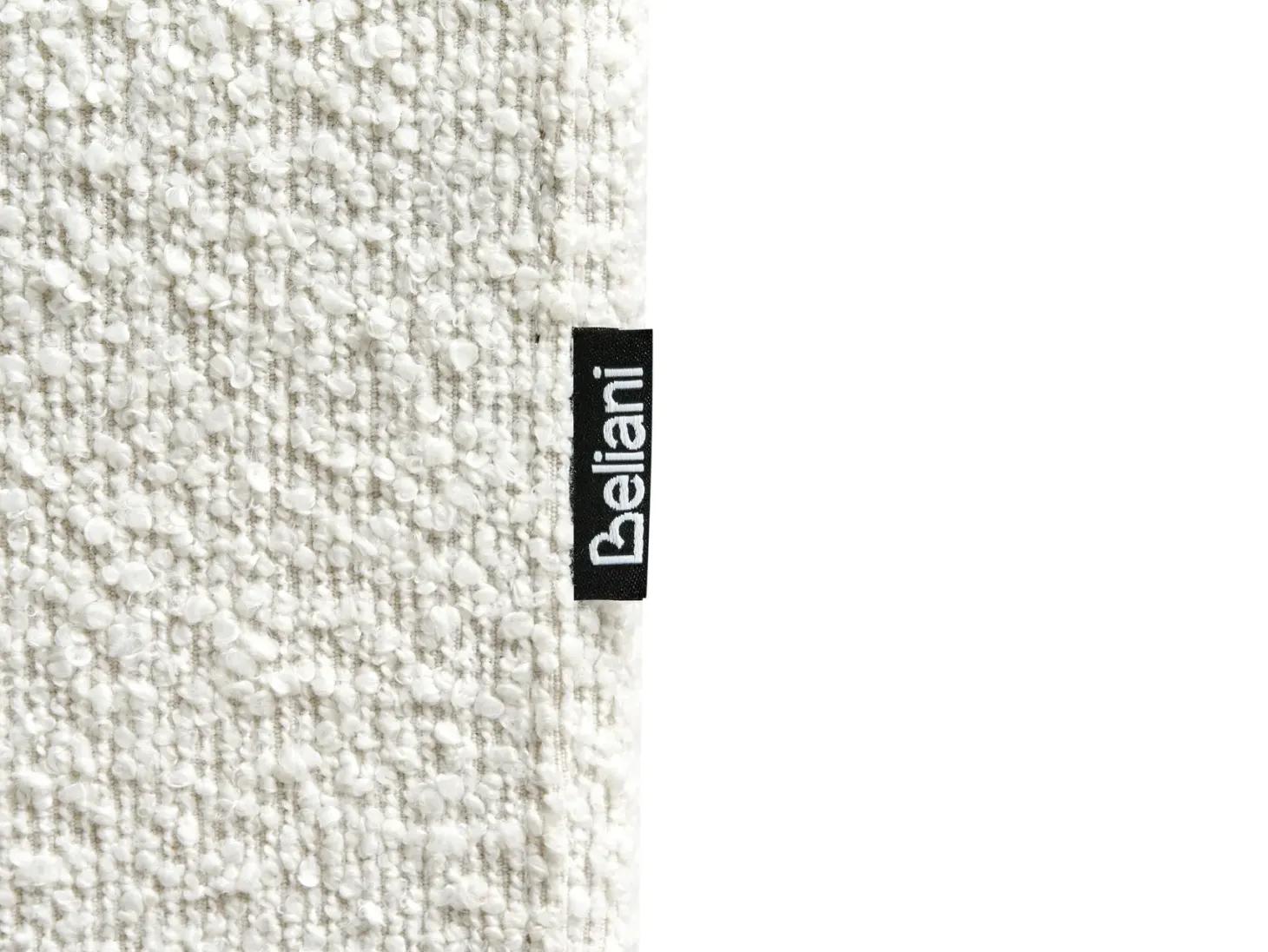 Sofa 3 personers VORGOD Boucle Cremehvid
