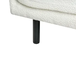 Sofa 2 personers VORGOD Boucle Cremehvid