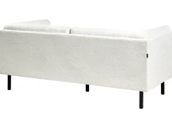 Sofa 2 personers VORGOD Boucle Cremehvid