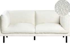 Sofa 2 personers VORGOD Boucle Cremehvid
