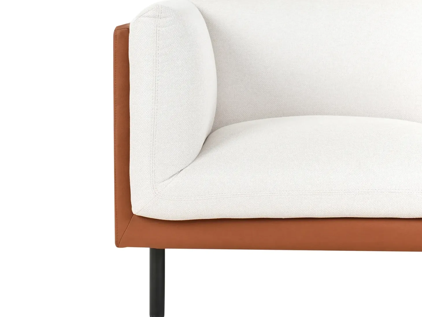 Sofa 3 personers VORGOD Cremehvid