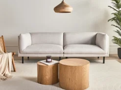 Sofa 3 personers VORGOD Lys Beige