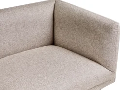 Sofa 3 personers VORGOD Lysebrun