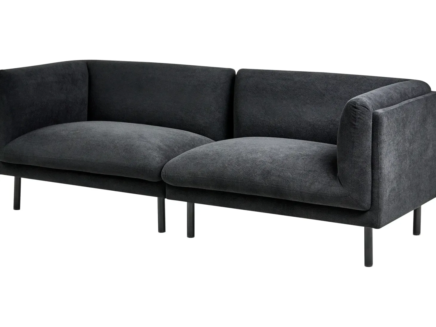 Sofa 3 personers VORGOD Sort