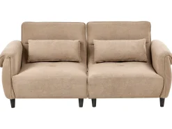 Sofa 3 personers WETLAN Lysebrun