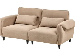 Sofa 3 personers WETLAN Lysebrun