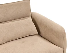 Sofa 3 personers WETLAN Lysebrun