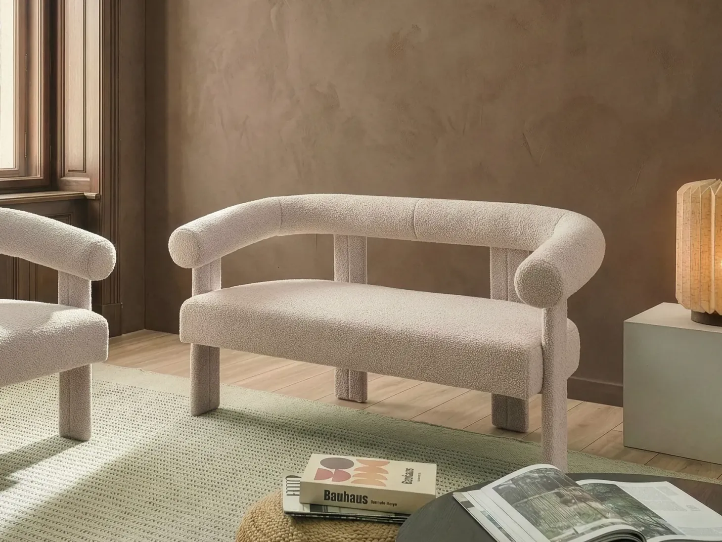 Sofasæt ILBRO Boucle Lys Beige