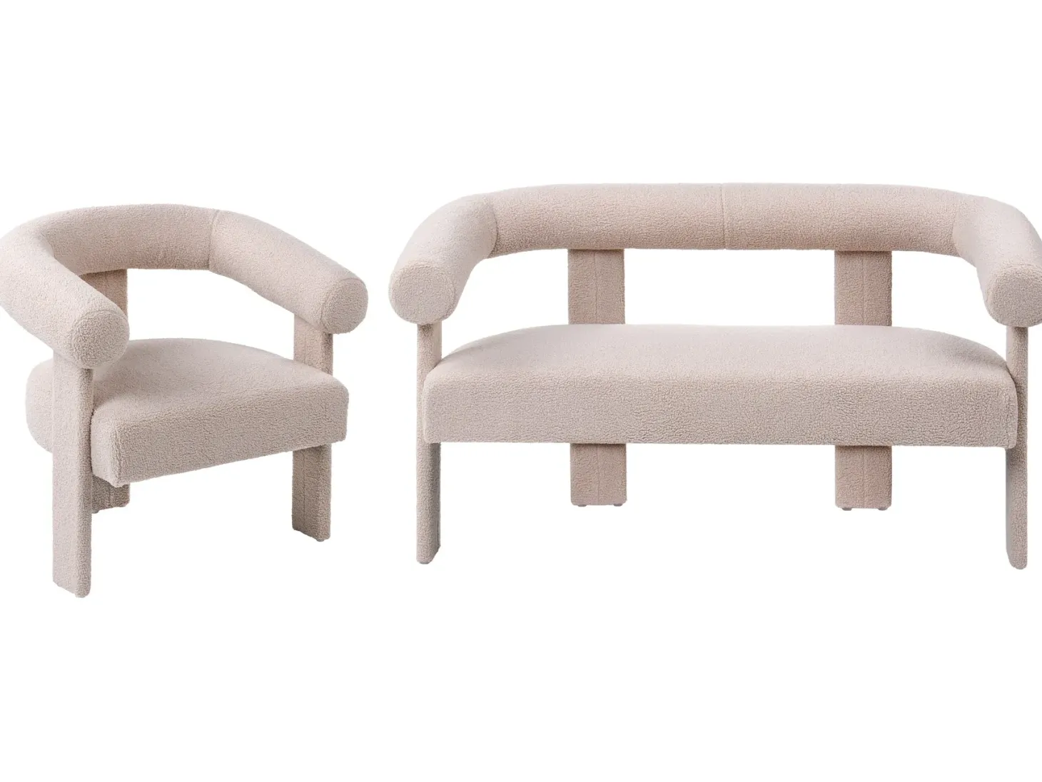 Sofasæt ILBRO Boucle Lys Beige