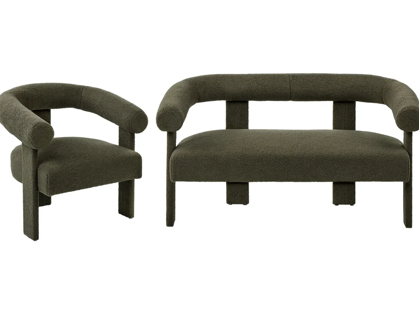 Sofasæt ILBRO Boucle Mørkegrøn