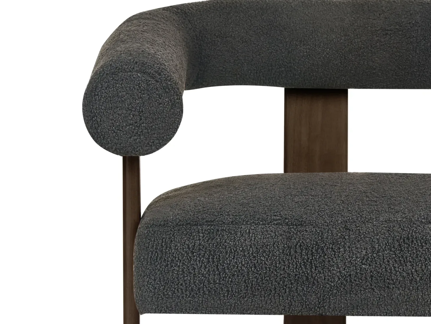 Sofasæt ILBRO Boucle Sort/ mørkebrun
