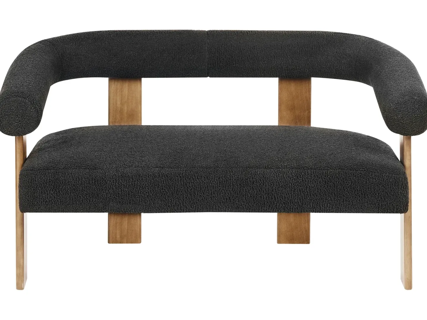 Sofasæt ILBRO Boucle Sort/ mørkebrun