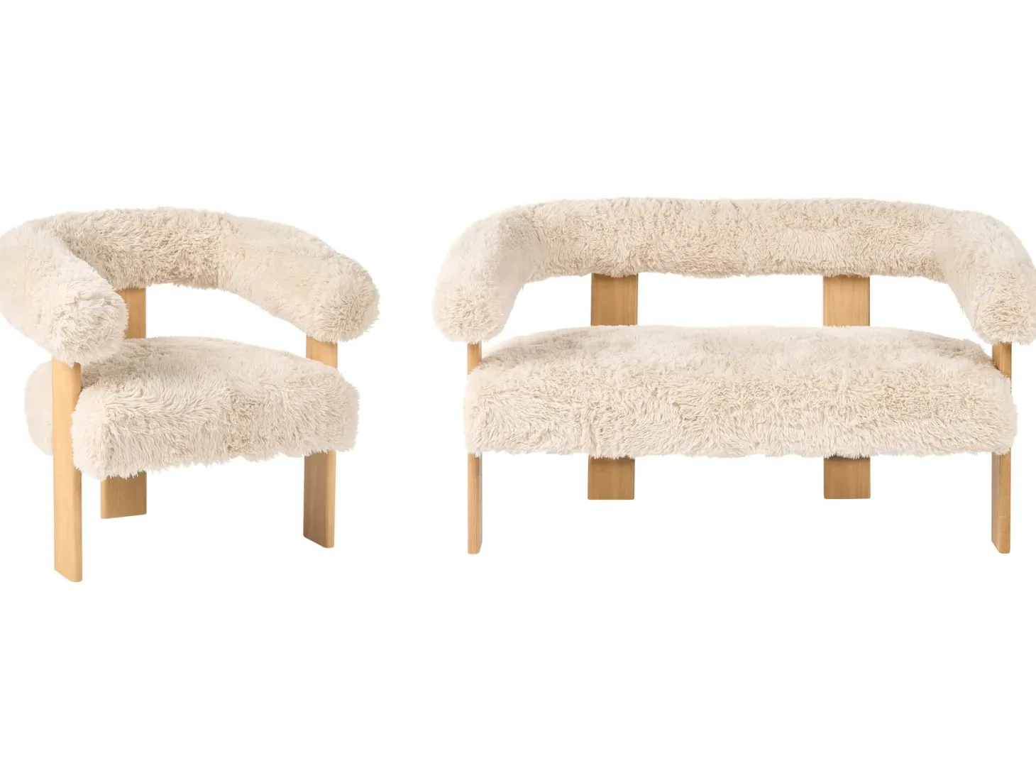 Sofasæt ILBRO Kunstig pels
