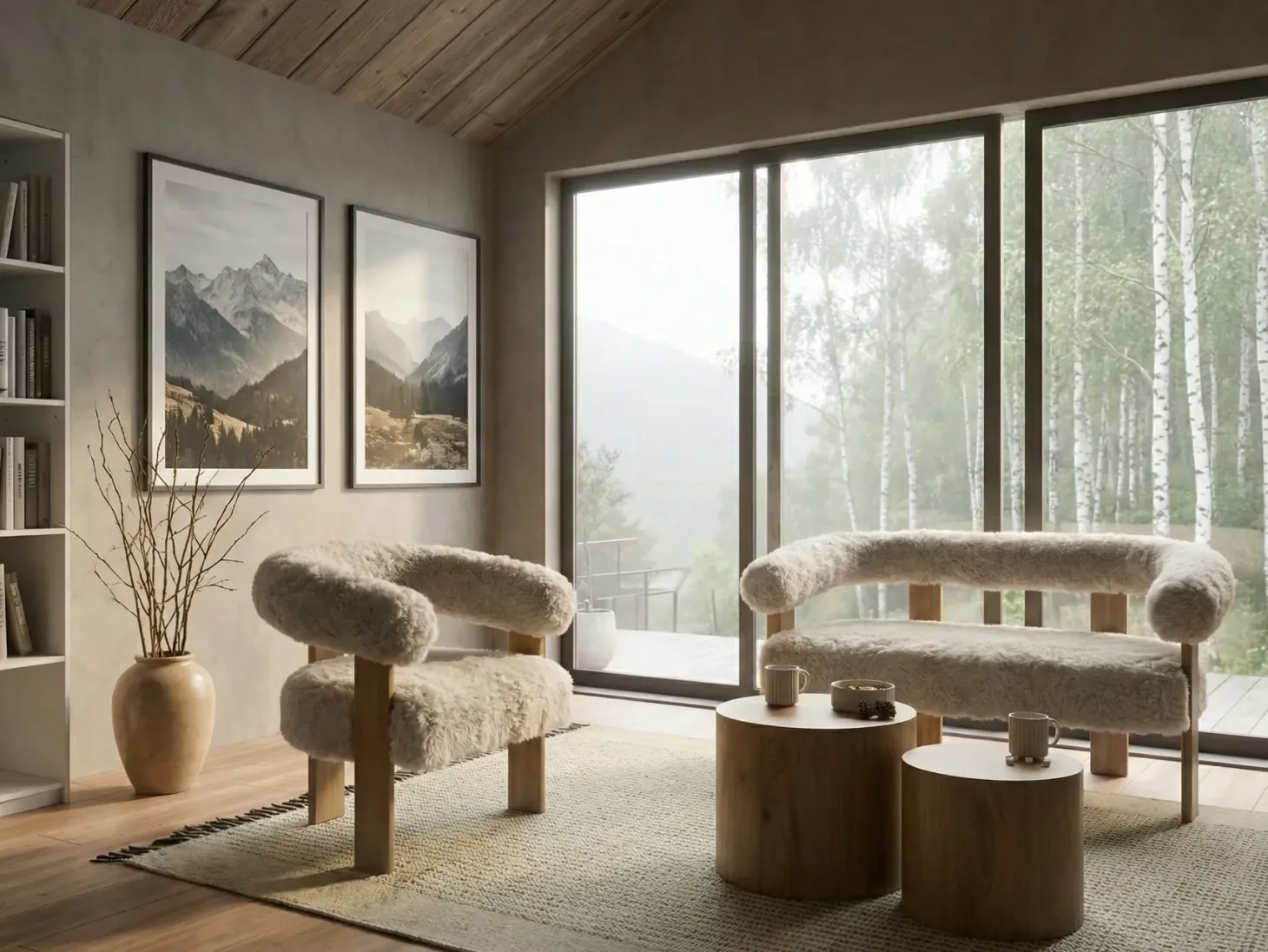 Sofasæt ILBRO Kunstig pels