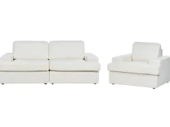 Sofasæt 4 personers ALLA Boucle Cremehvid