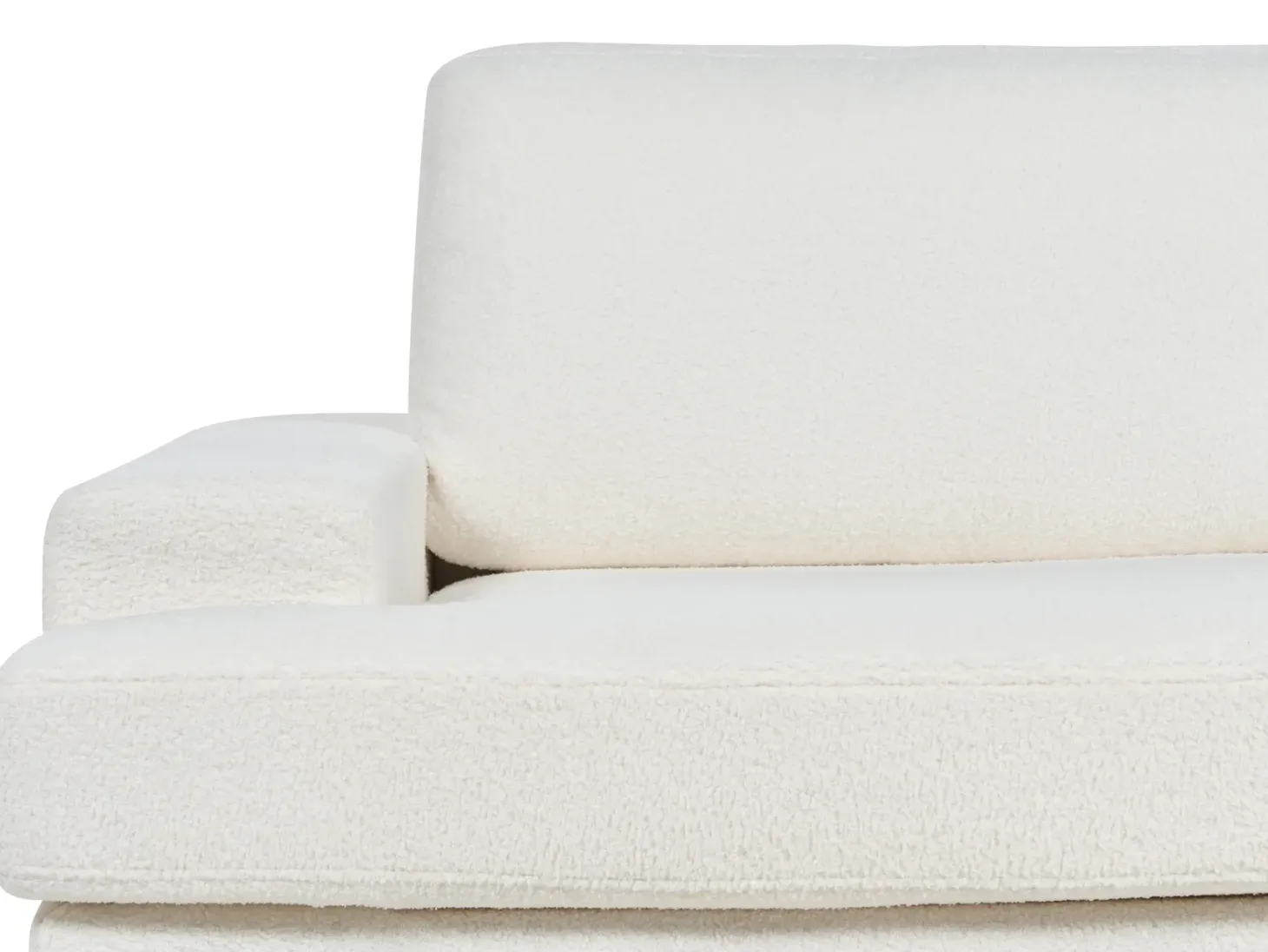 Sofasæt 5 personers ALLA Boucle Cremehvid