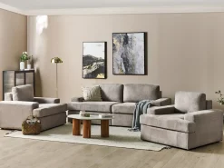 Sofasæt 5 personers ALLA Brungrå
