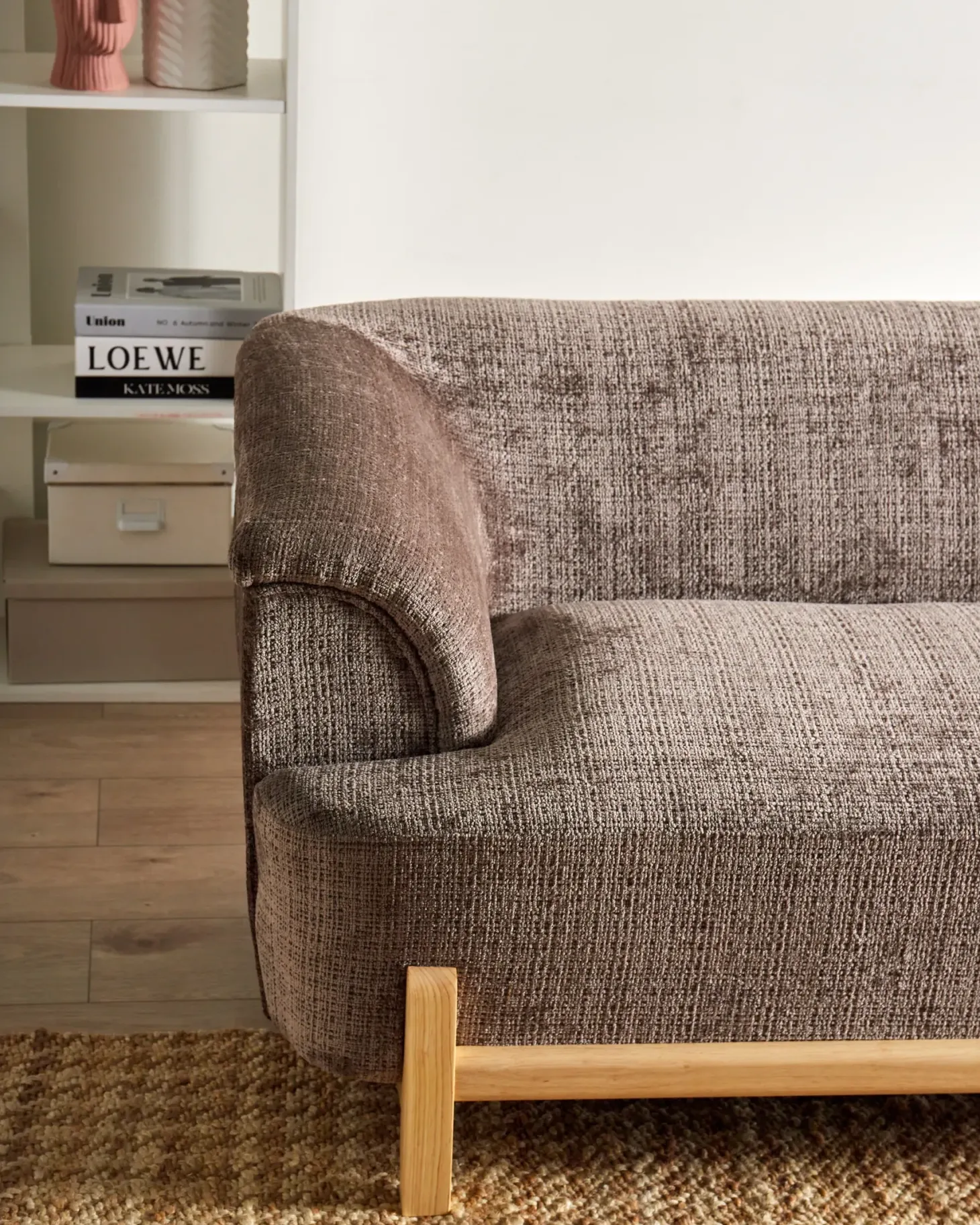Sofasæt 5 personers ALNOR Chenille Brun