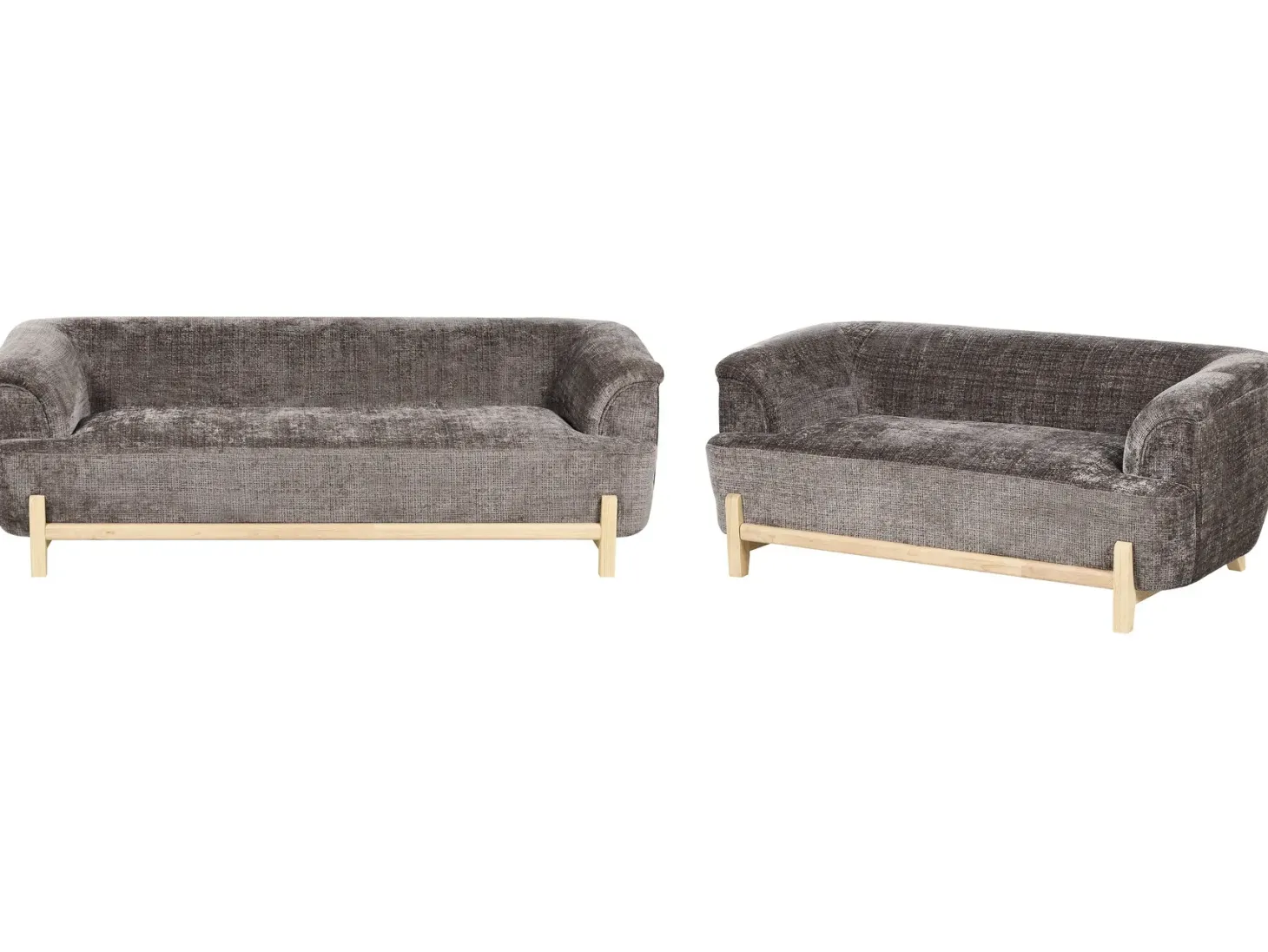 Sofasæt 5 personers ALNOR Chenille Brun