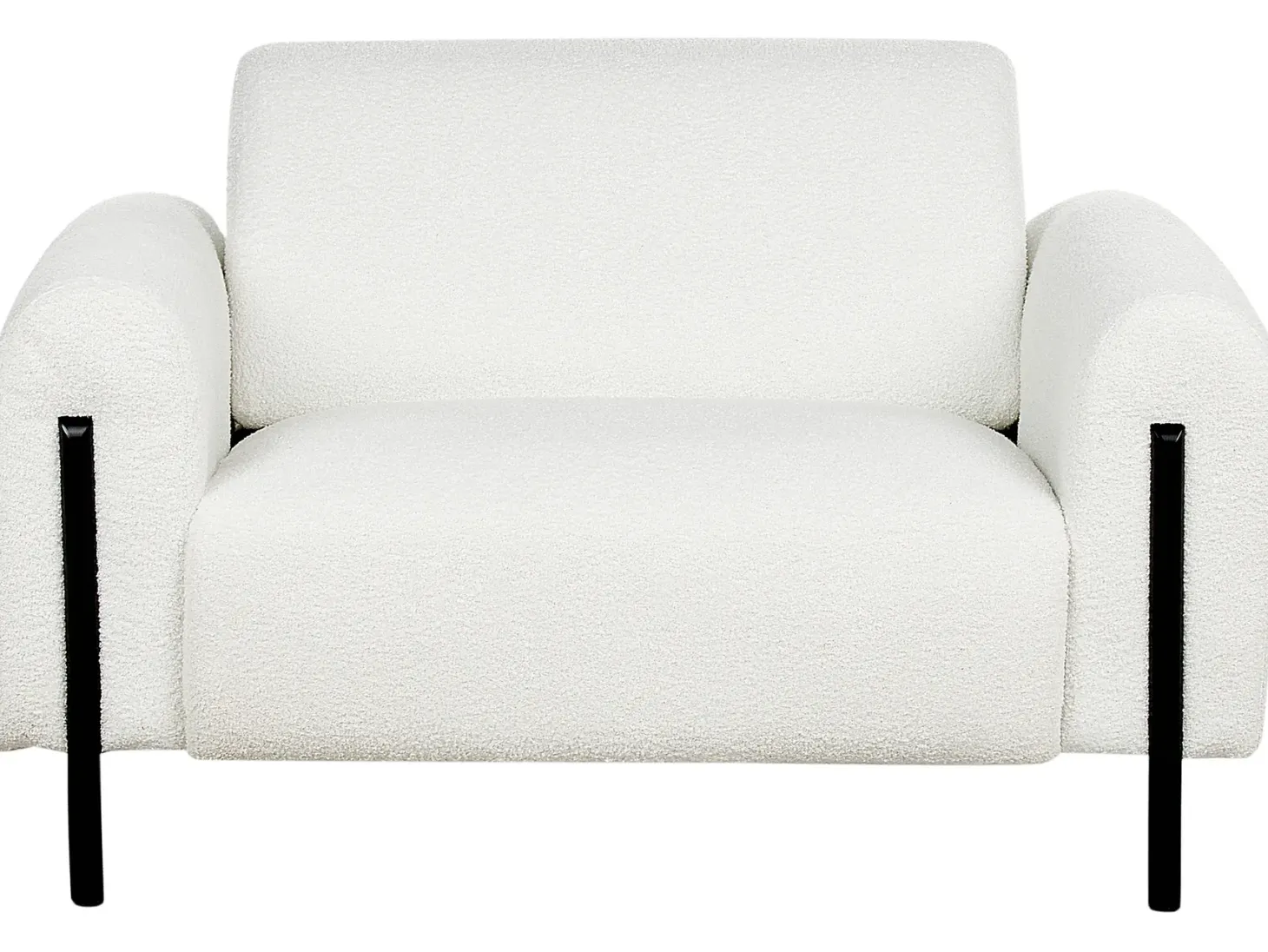 Sofasæt 4 personers ASKIM Boucle Hvid