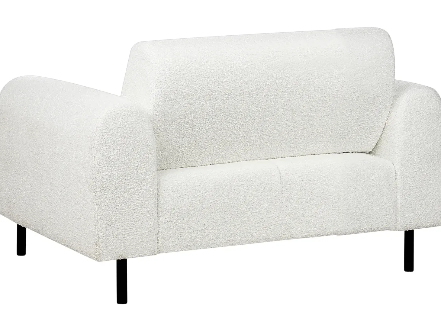 Sofasæt 4 personers ASKIM Boucle Hvid