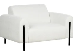Sofasæt 4 personers ASKIM Boucle Hvid
