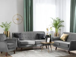 Sofasæt 6 personers BODO Velour Grå