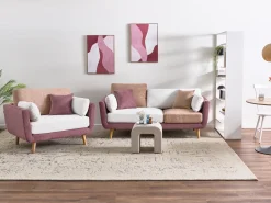 Sofasæt 4 personers BOLGA Lyserød