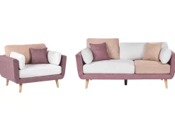 Sofasæt 4 personers BOLGA Lyserød
