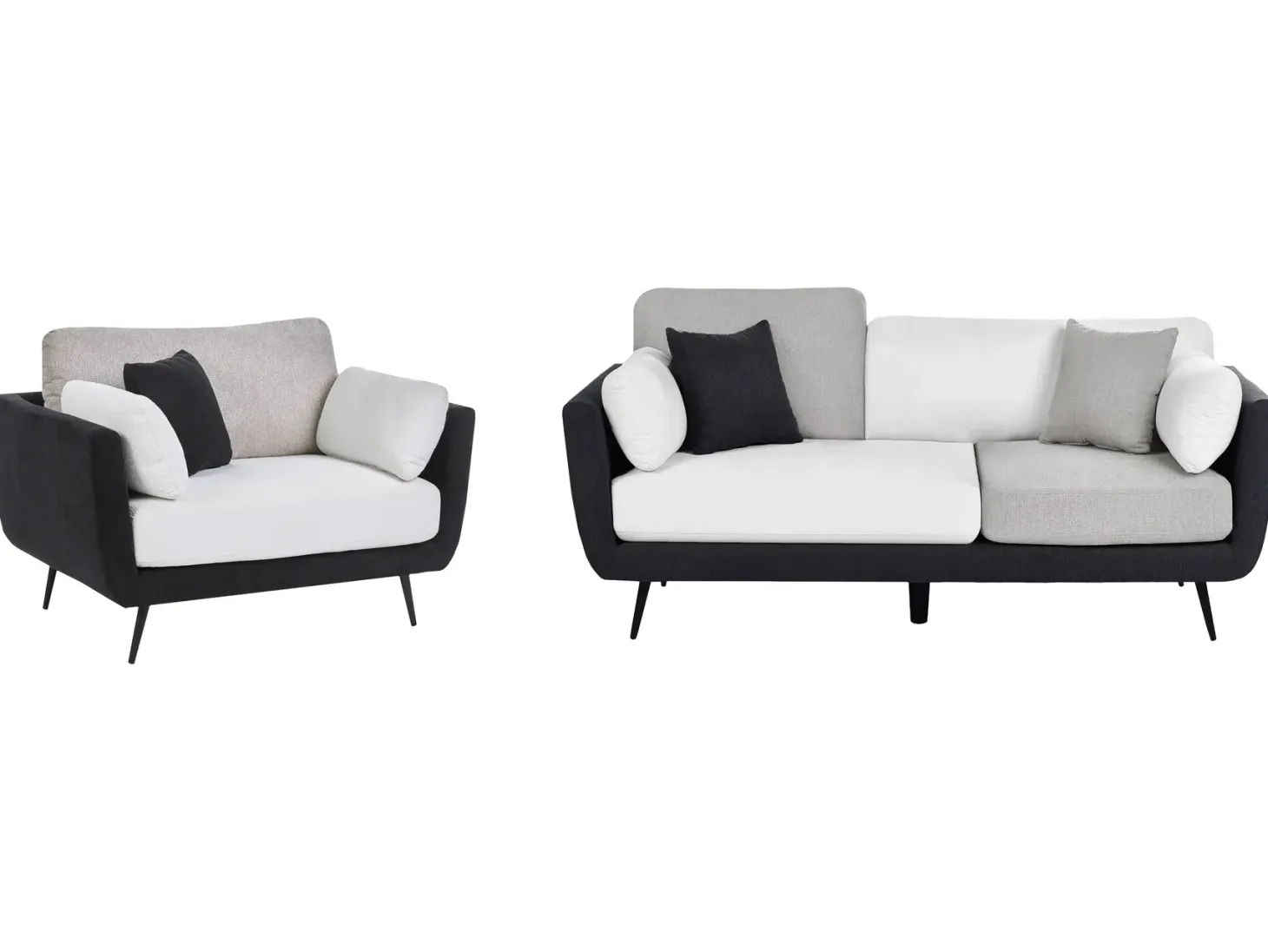 Sofasæt 4 personers BOLGA Sort