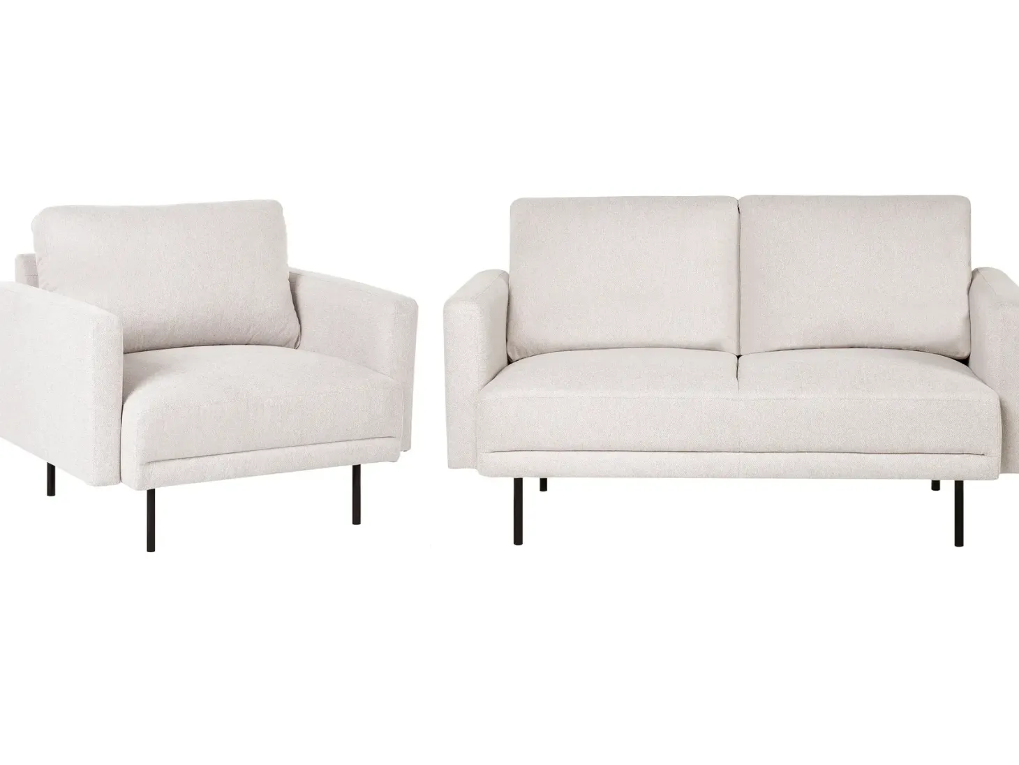 Sofasæt 2 personers BREDA Lys Beige