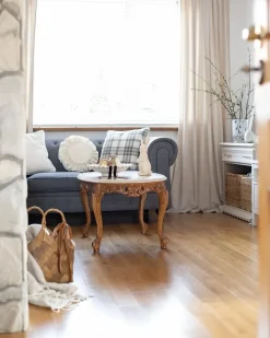 Sofasæt 4 personers CHESTERFIELD Lysegrå
