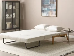 Sofasæt 3 personers EDLAND Boucle Hvid med bænk