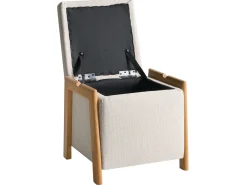 Sofasæt 3 personers EDLAND Lys Beige med puf