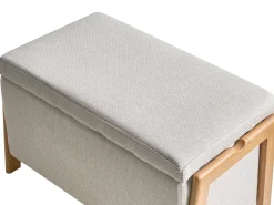 Sofasæt 3 personers EDLAND Lys Beige med bænk