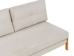 Sofasæt 3 personers EDLAND Lys Beige med bænk