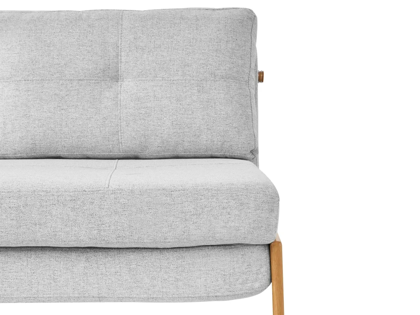 Sofasæt 3 personers EDLAND Lysegrå med bænk