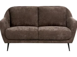 Sofasæt 3 personers EIBY Chenille Mørkebrun