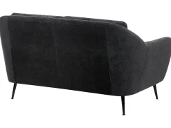 Sofasæt 3 personers EIBY Chenille Sort