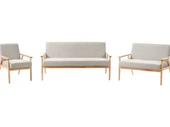 Sofasæt 6 personers ESRUM Lysebrun/grå
