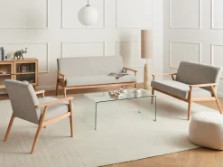 Sofasæt 6 personers ESRUM Lysebrun/grå