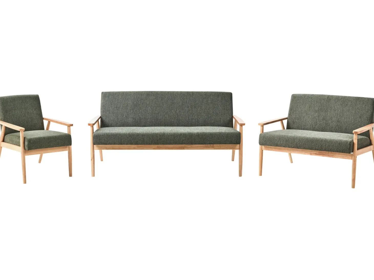 Sofasæt 6 personers ESRUM Lysebrun/ Grøn