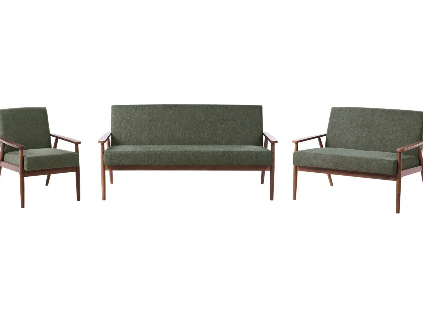 Sofasæt 6 personers ESRUM Mørkebrun/ Grøn