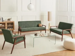 Sofasæt 6 personers ESRUM Mørkebrun/ Grøn