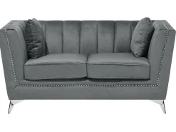 Sofasæt 5 personers GAULA Velour Grå