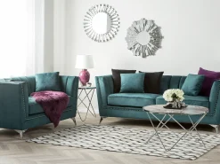 Sofasæt 5 personers GAULA Velour Blågrøn