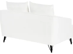 Sofasæt 5 personers HOBRO Boucle Hvid